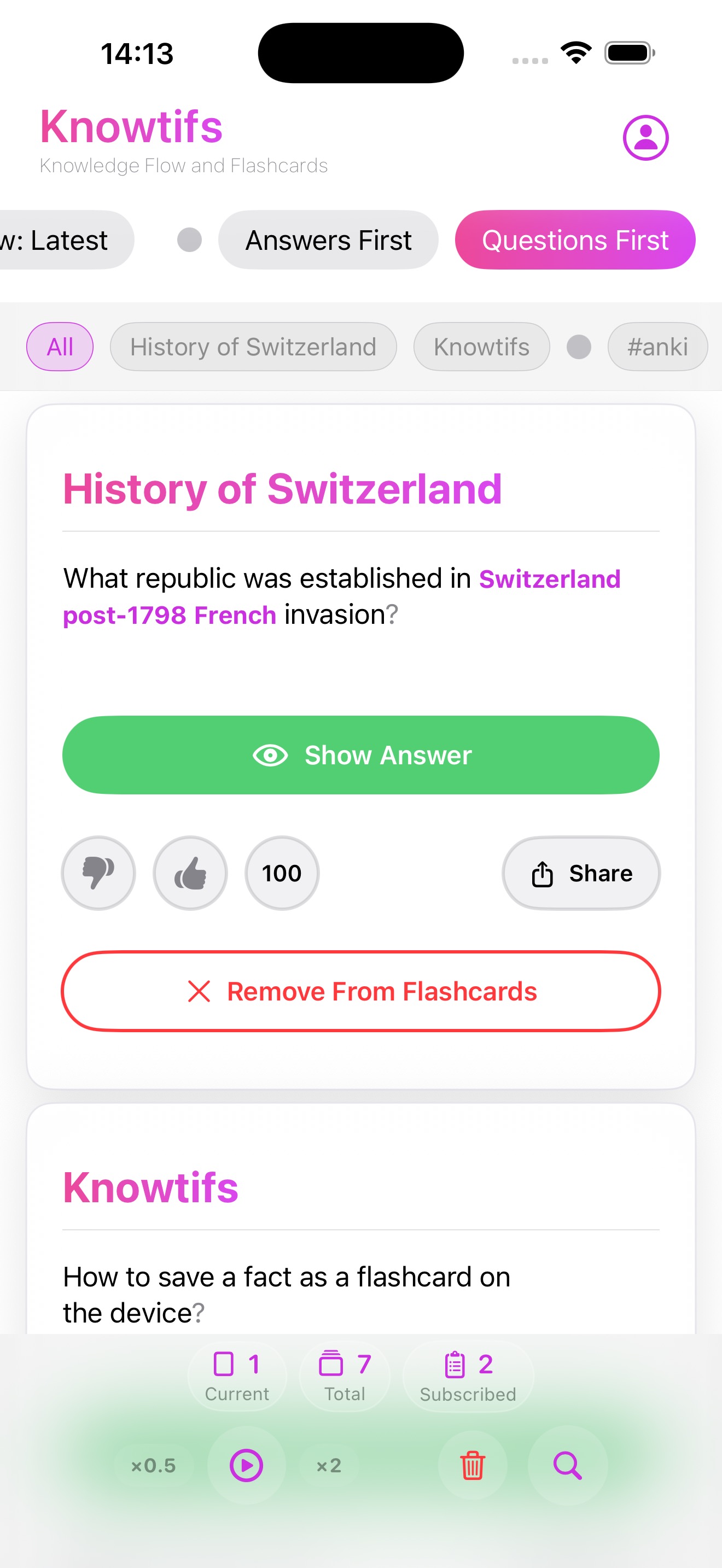 Questions First